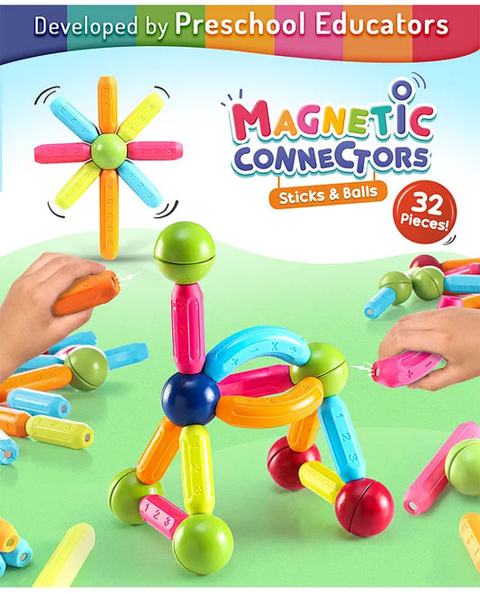 Magnetic Building Stick 26 Pieces